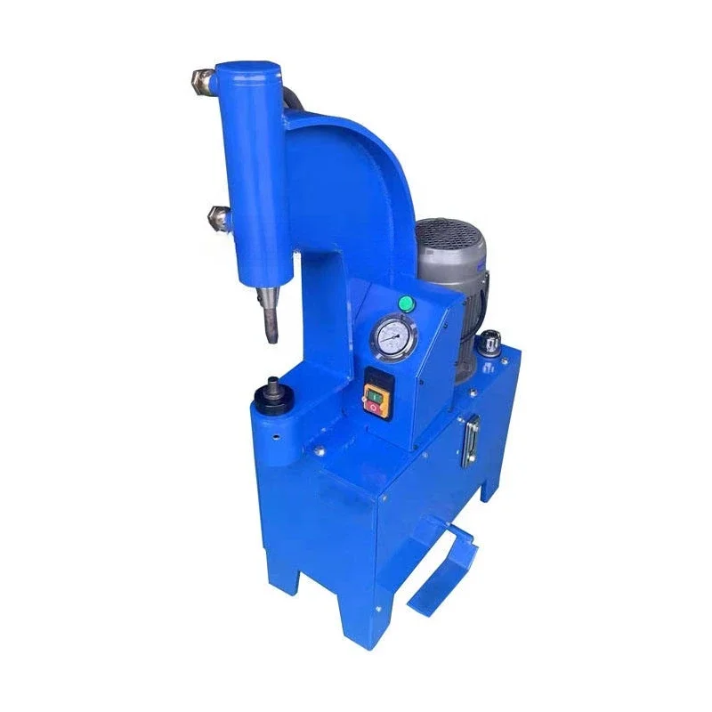 High quality vertical car motorcycle pneumatic brake shoe lining riveting machine frame pressing machine