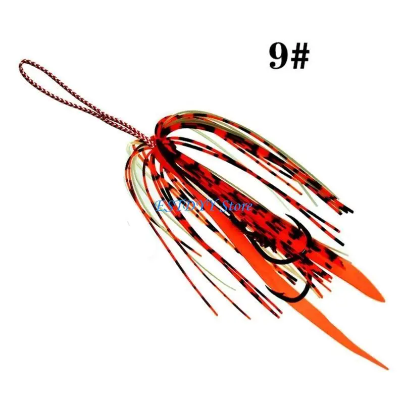 

G6DE 5Pcs Fishing Hook Replacement Hook Vertical Jigs Lures Hook Set for Saltwater