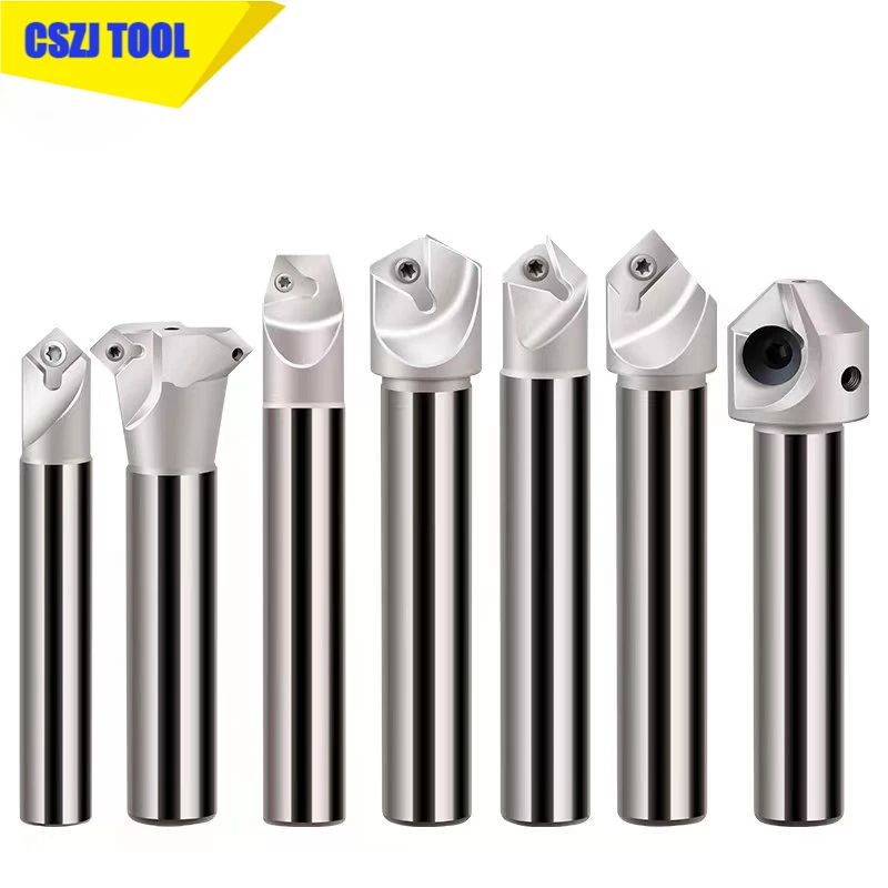 1Pc 45 Degrees/60 Degrees/90 Degrees/120 Degrees SSP SSK SSY SSH TP45 TCMT Chamfer End Milling Cutter,CNC Chamfering Tool Holder