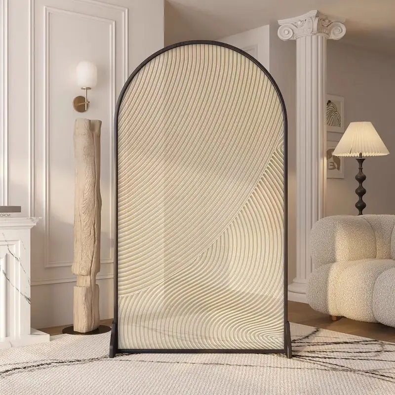 

Nordic screen partition living room bedroom block home modern simple entrance entrance solid wood light luxury mobile seat