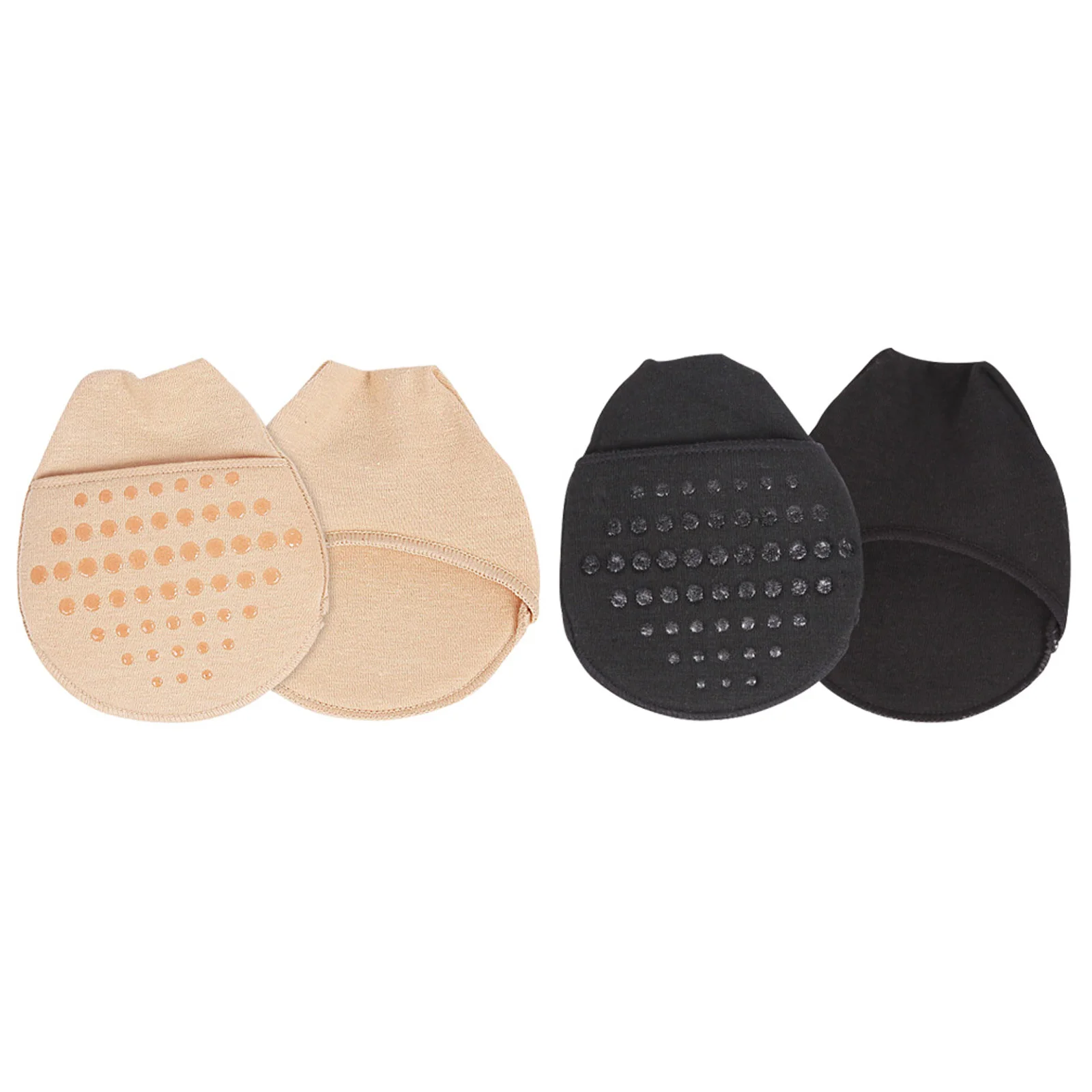 

Women'S Half Palm Socks Breathable Forefoot Cushion Sweat-Absorbent Anti-Skid Silicone Pads For High Heeled Shoes Foot