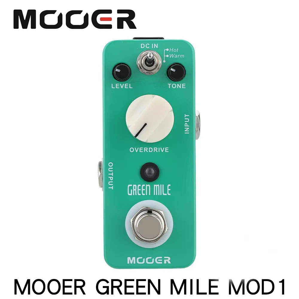 

Mooer MOD1 Green Mile Micro Guitar Effect Pedal Mini Overdrive Electric Guitar Pedal True Bypass Guitar Parts & Accessories