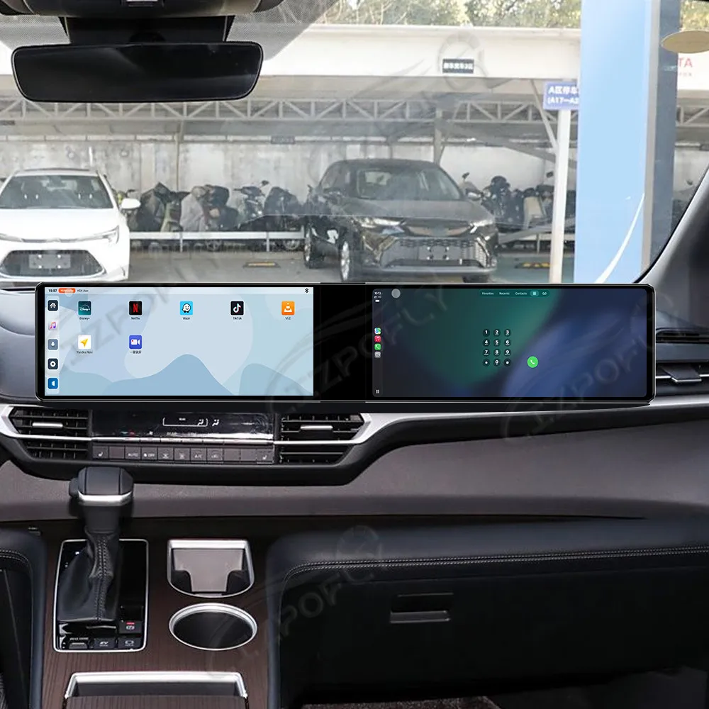

Двойной 12,3-дюймовый автомобильный радиоприемник CarPlay Android 13 для Toyota Sienna 2021-2025 с сенсорным экраном, мультимедийный плеер, GPS-навигация, 4G WIFI