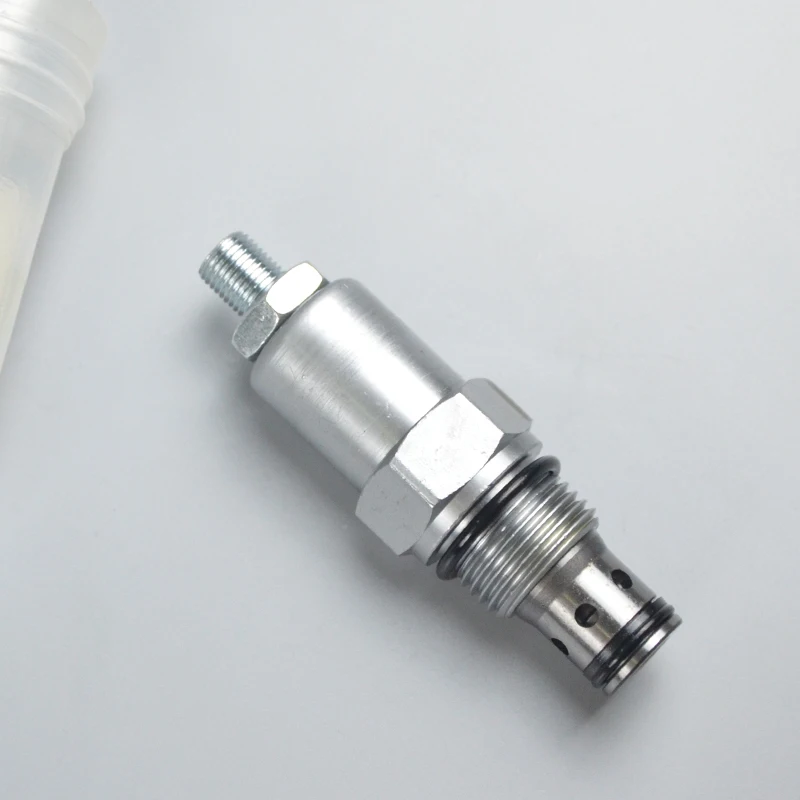 Hydraulic pressure regulating direct acting large handle threaded cartridge relief valve RV10-00 YF10-00