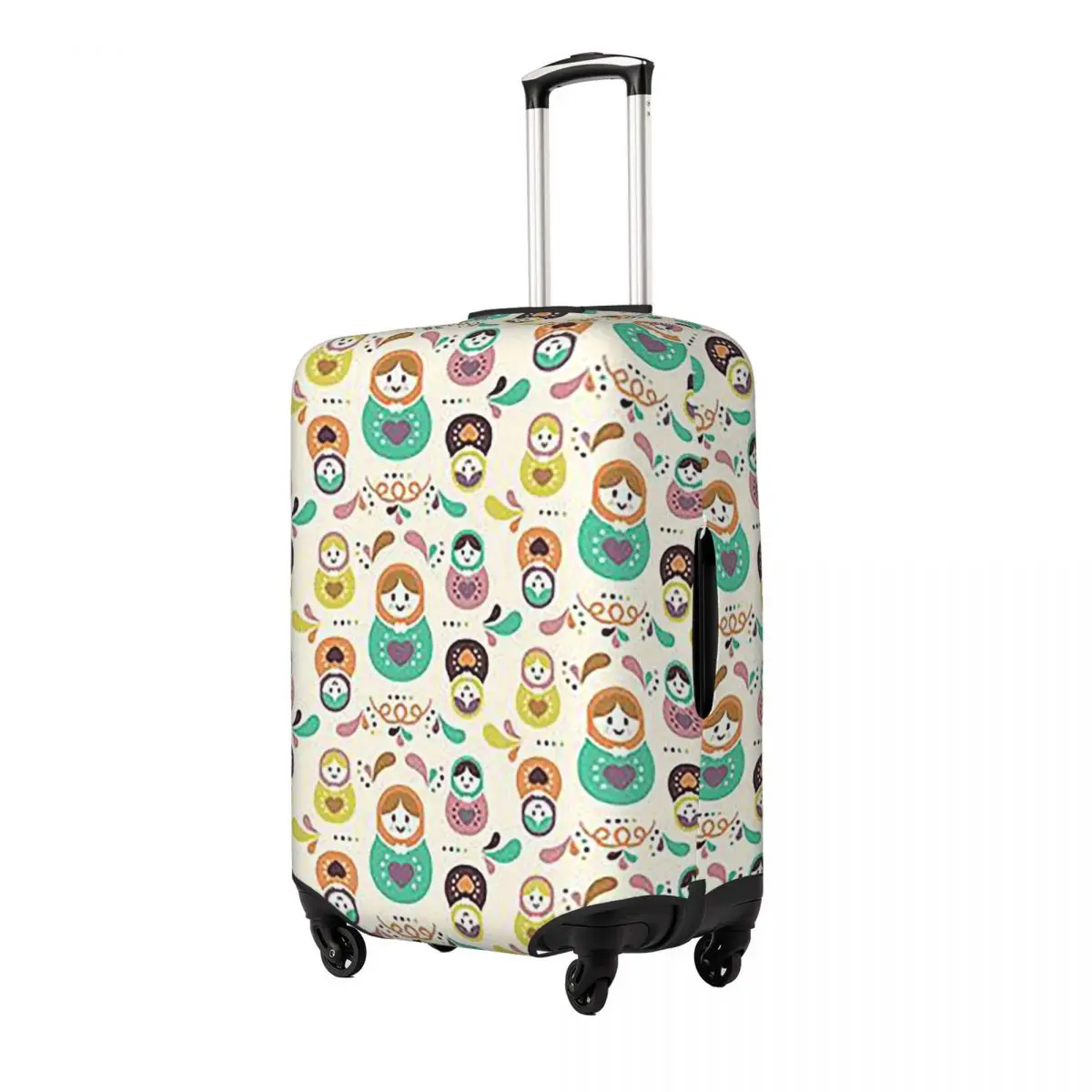 

Matryoshka Pattern Suitcase Cover Protection Elastic Travel Luggage Protector Covers for 18-32 Inch