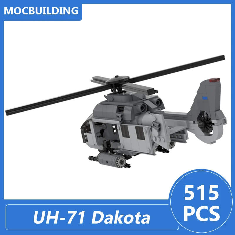 UH-71 Dakota Helicopter Model Moc Building Blocks Diy Assemble Bricks Educational Display Collection Toys Xmas Gifts 515PCS