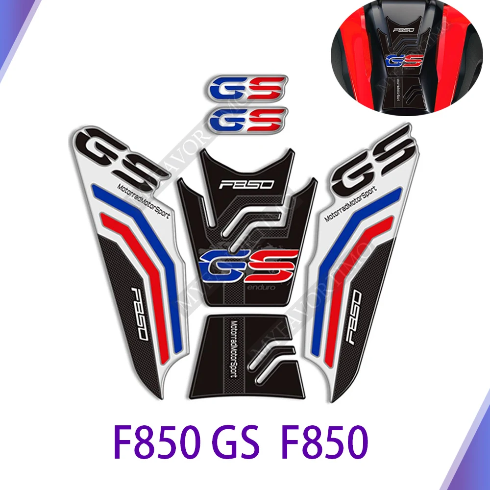 

For BMW F850GS F850 F 850 GS Stickers Decals Protector Tank Pad Grips Gas Fuel Oil Kit Knee Trunk Luggage