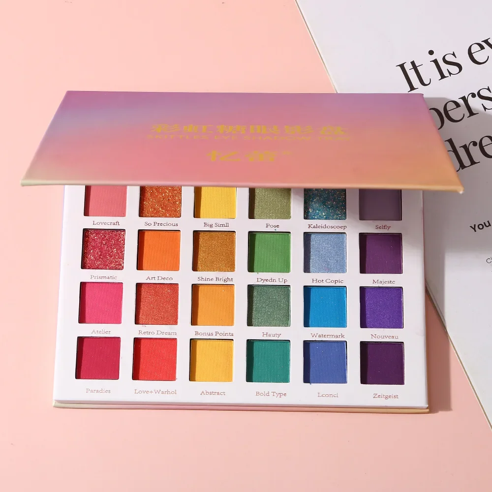 MUGELUUN Pink Eyeshadow Palette, Lucky Style with Stunning Matte Shimmer Shades Versatile for Everyday and Special Occ, 25 Color