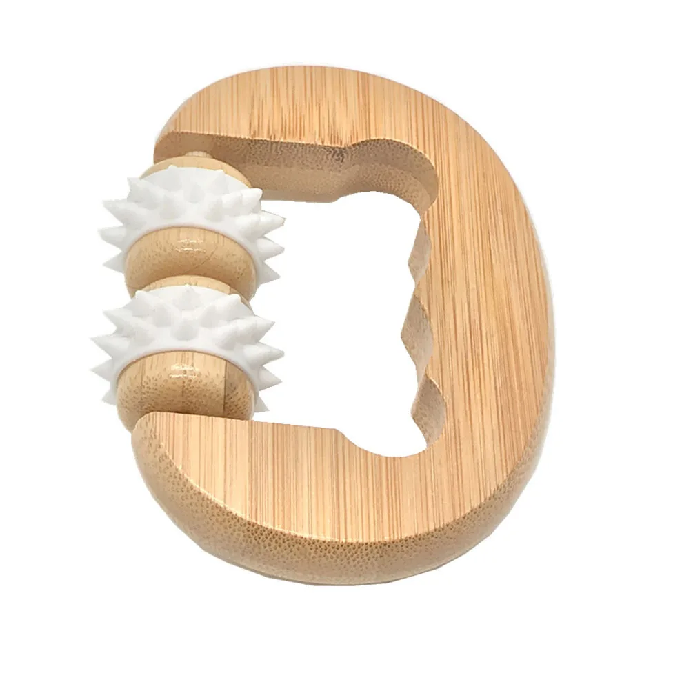 1Pcs Handheld Massager Ergonomic Design Manual Rolling Massager for Body Muscle Relaxation and Blood Circulation Improvement