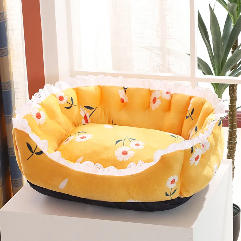 

Dog Nest Four Seasons Universal Summer Small Dog Teddy Dog Nest Mat Internet Famous Cat Nest Pet Dog Bed Winter Warmth