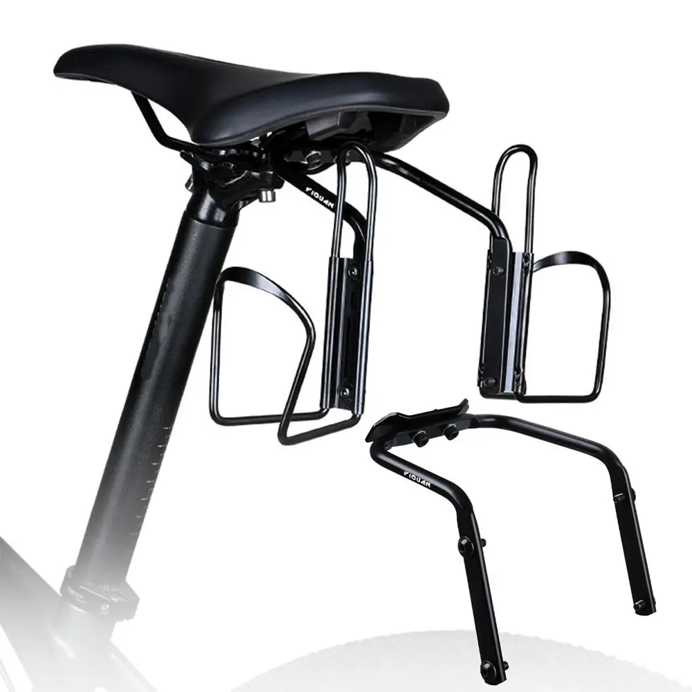 

Multi-functional Bicycle Tail Bag Stabilizer Frame Black Aluminum Alloy Bike Bag Fixing Frame Accessories Waterproof Tail Frame