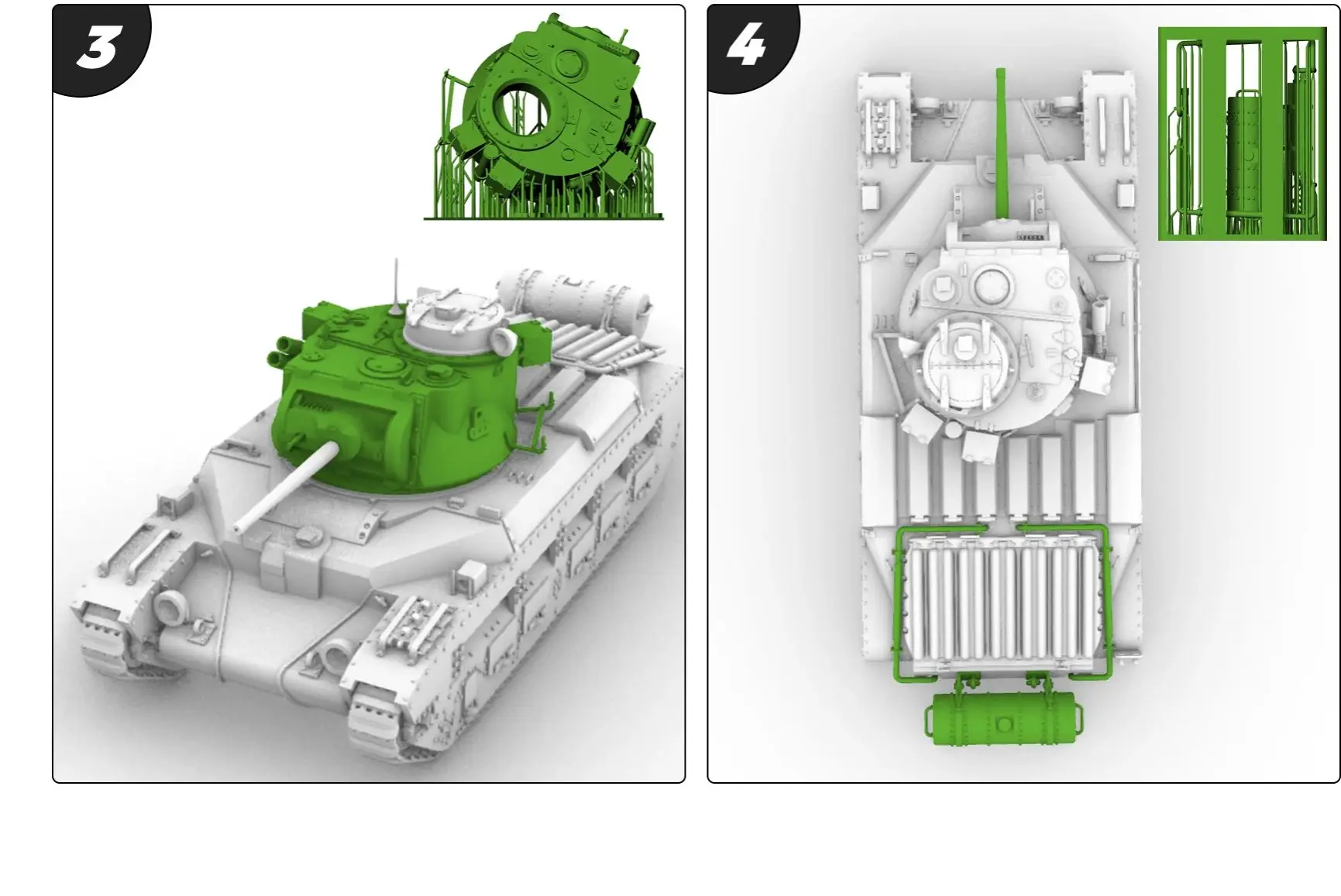 

British Infantry Tank Mk IIA Matilda III(A12) SSMODEL SS571 1/56 1/72 1/100 15mm WarGaming 28mm Military Model Kit