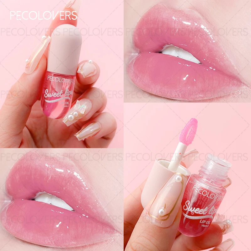 Brillo Labial Hidratante Efecto Gel, Tinta Labial, Bálsamo Labial Brillante, Voluminizador de Labios Transparente, Sérum Tinte para Labios, Cuidado Labial, Maquillaje Cosmético