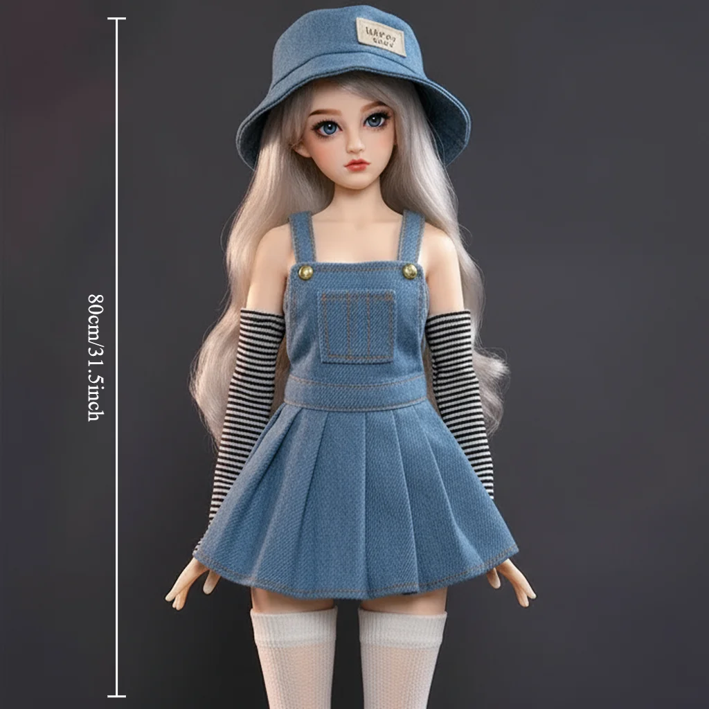 Flash Deal for 11.11! 80CM Anime BJD Doll - Limited Stock Cute Girl Toy, Prime Christmas Gift | Fast Dispatch & Lowest Price