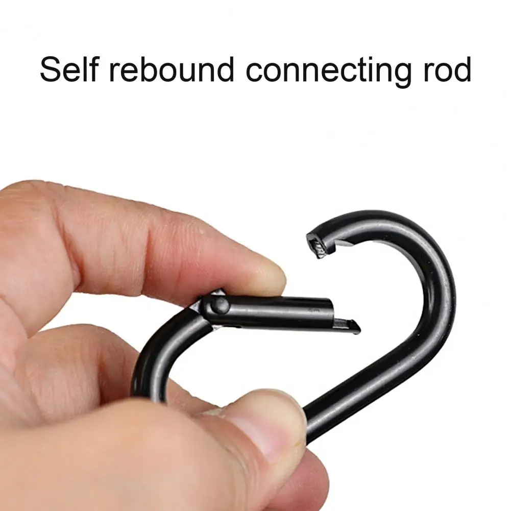 حلقة تسلق هوك قوية تحمل قوة عالية ضيقة تناسب الحديد المجلفن ربط حلقة انتعاش سلسلة هوك الملحقات في الهواء الطلق