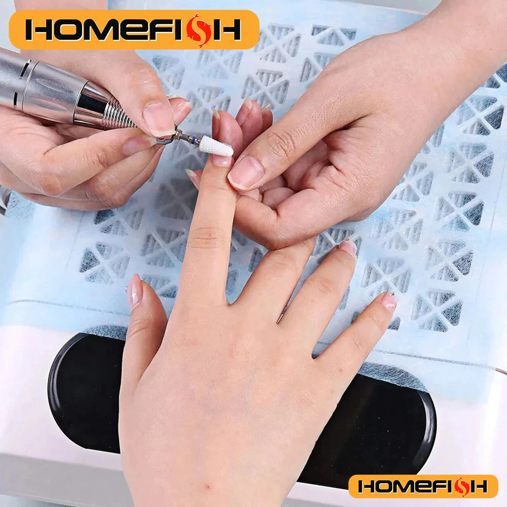 100Pcs Nail Vacuum Clean Collector Filter Paper Set Dustproof Replace Filters Disposable Manicure Machine Dust Accessory view 3