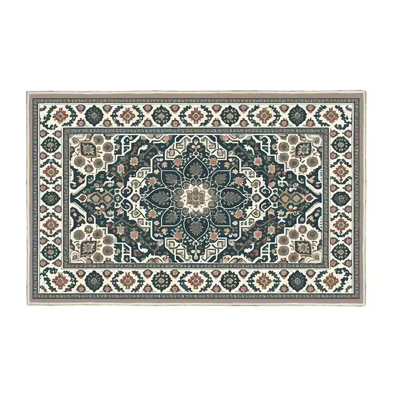 Magic Carpet Kingdom Vintage Style Foldable Floral  Bedroom Carpets Rugs Soft Living Room Home Decor Area Rug