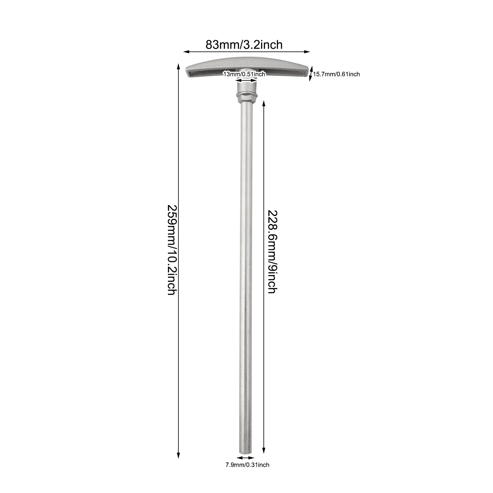 Adjustable Length Aluminum Tube Extension Rod Aluminum Tube Extension Rod Product Compatibility Replacement Valve