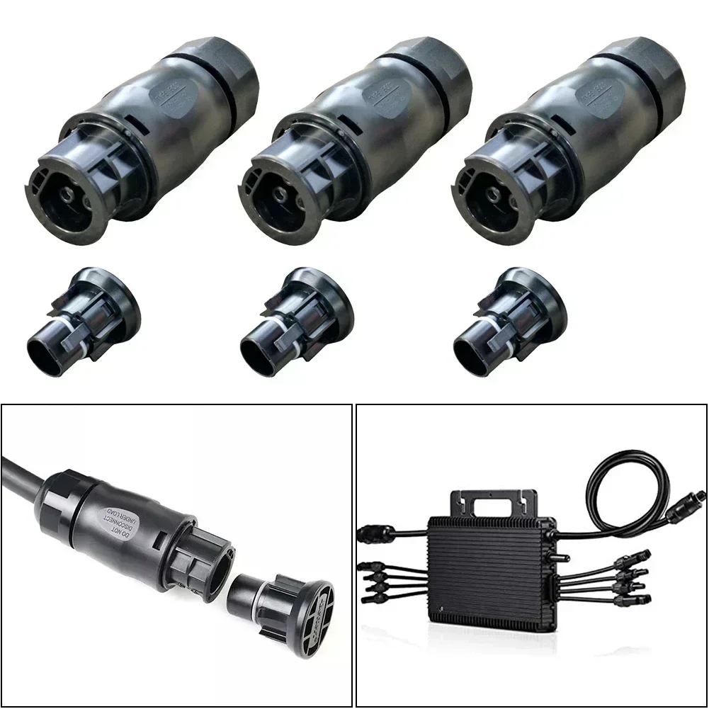 3Pole Waterproof Connection for Betteri BC01 Female Connector for For hoymiles Rated Current 25A IP68 Waterproof