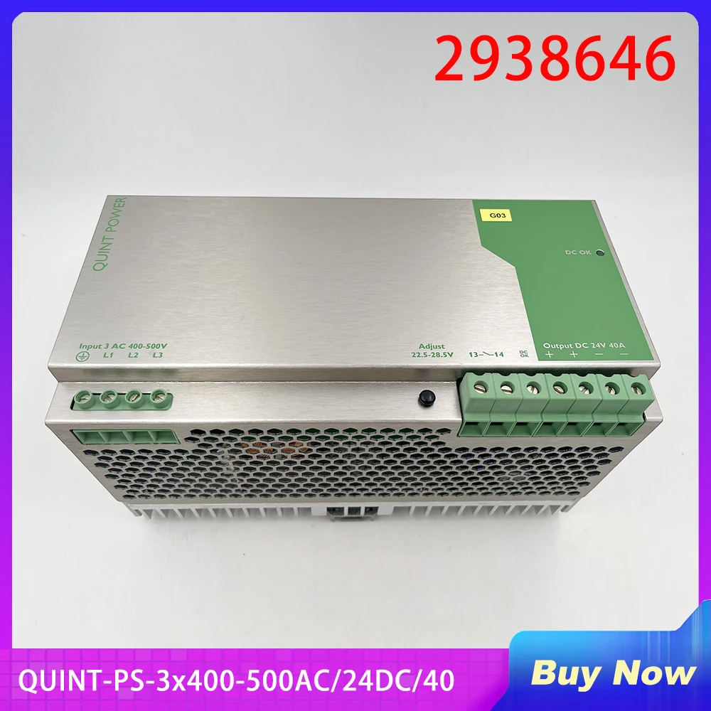 

2938646 Для блока питания Phoenix QUINT-PS-3x400-500AC/24DC/40