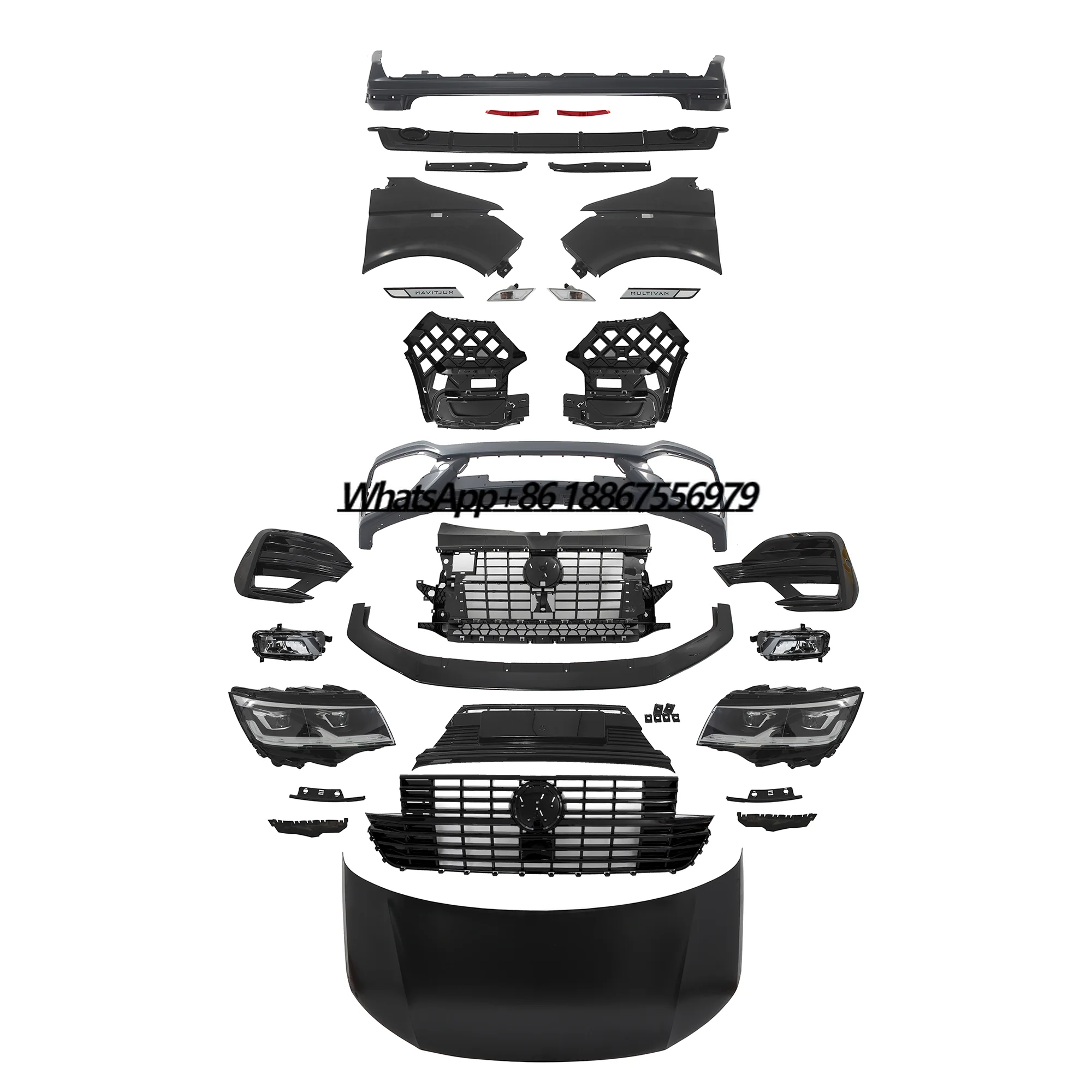 

T6.1bumper Sport Kit for Multivan T5 Upgrade Tuning Part