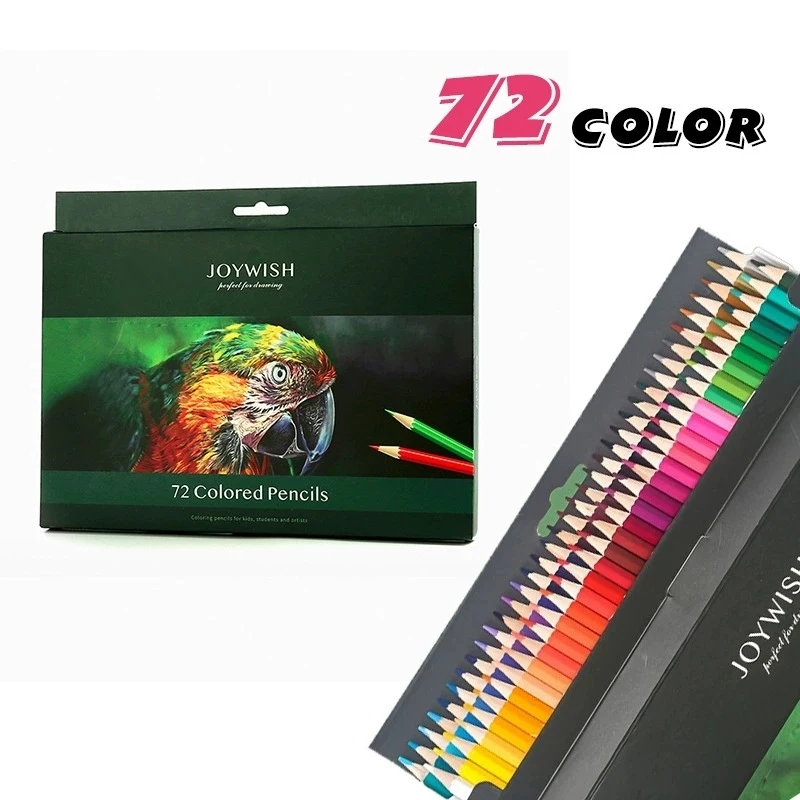 12/24/36/48/72 Wooden Colored Pencils Set Coloring Colorful 