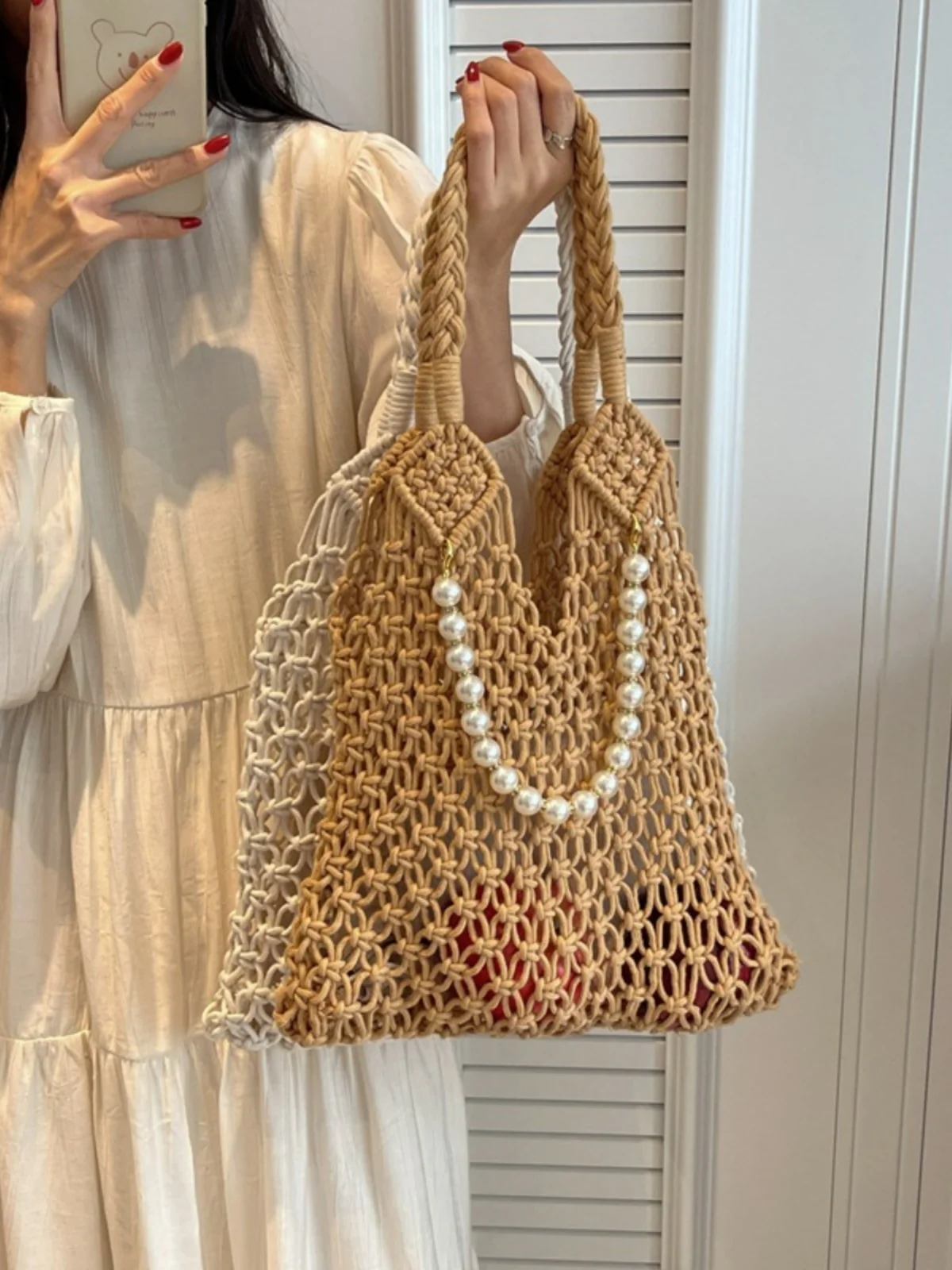 Bolso tejido a mano para mujer de alta gama [20 piezas A561】