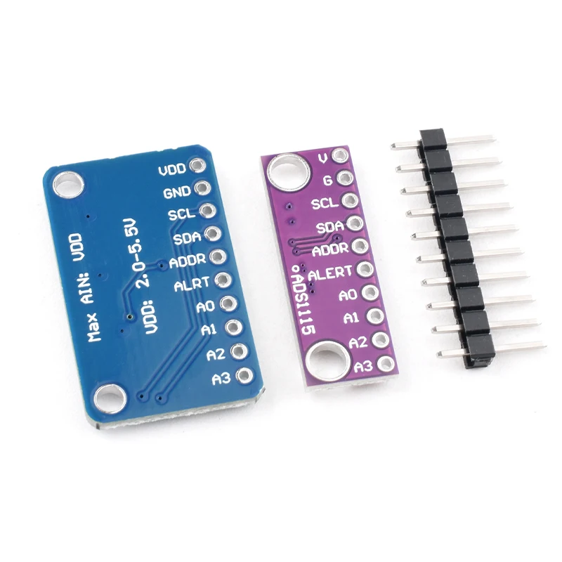 Snvi ADS1115 ADS1015 ADC I2C Modul 16Bit 12Bit 4-Kanal Analog-Digital-Wandler PGA ADC Board für Arduino Raspberry Pi – Detail 3