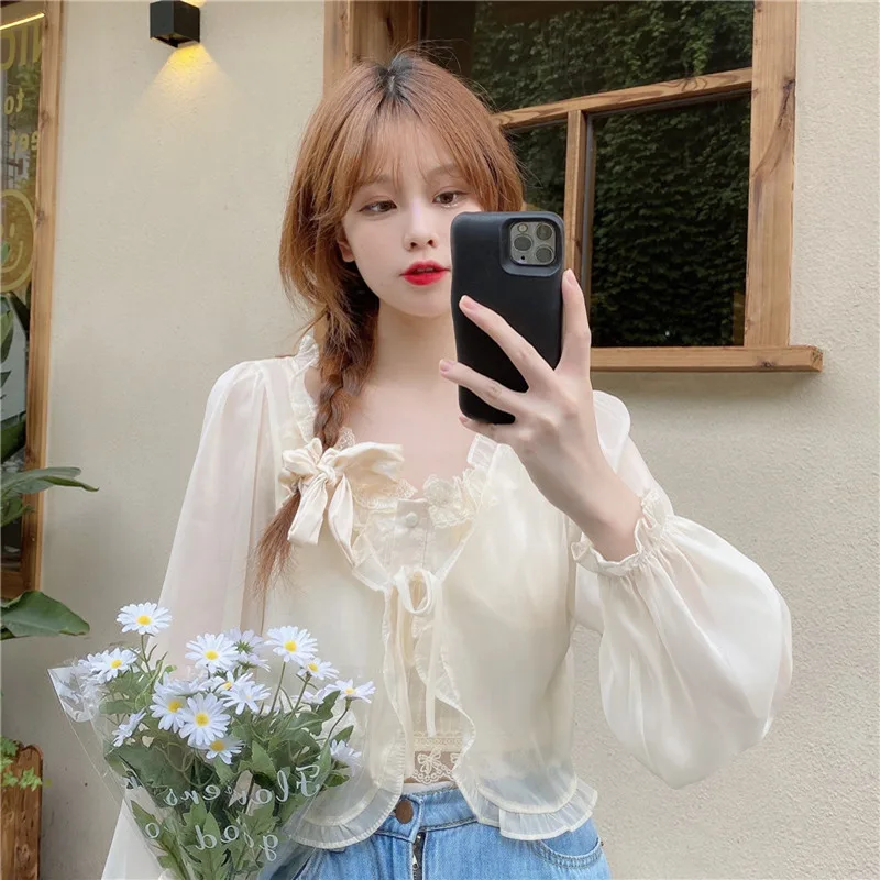 

Sun Care Cardigan Coat Summer 2025 New Super Fairy Outside with Shawl with Halter Skirt Chiffon Top