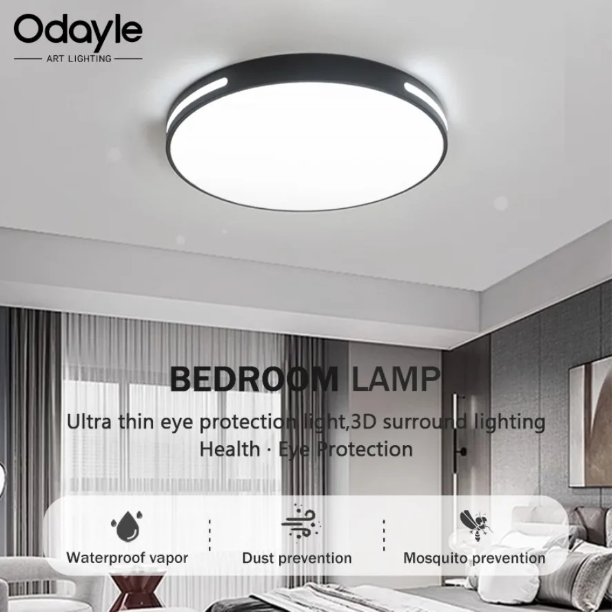 Moderne Led Plafondlamp Eenvoudig En Creatief Rond Huis Licht Woonkamer Slaapkamer Studeerkamer Balkon Badkamer Decoratieve Verlichting