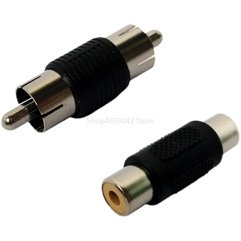Connecteur RCA femelle à femelle, adaptateur mâle à mâle, rallonge audio vidéo, convertisseur de câble, 2 pièces
