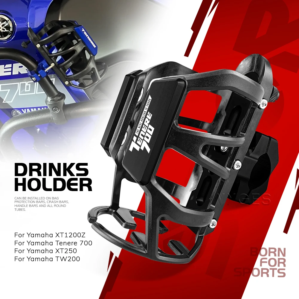 

For Yamaha XT1200Z Super Tenere 700 Motorcycle Beverage Water Bottle Cage Drinks Holder