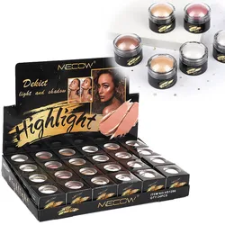 24Pcs Highlight & Bronzer Contour Sticks Kit for Light Skin Face Makeup Cream Contour Stick Make Up Kit for All Skin