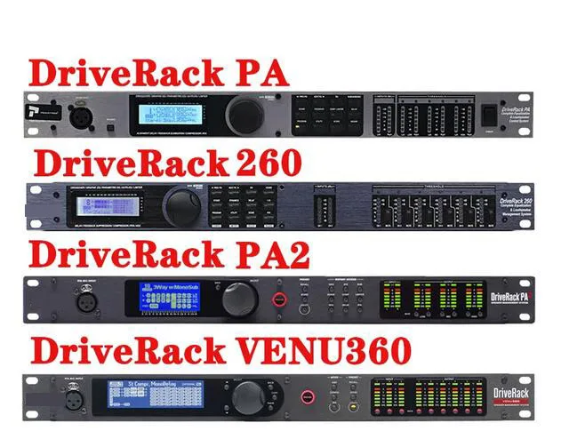 

Professional Digital Audio Processor DriveRack PA/260 2 Input 6 Output PA2 3Input 6 Output Compatible Original Software