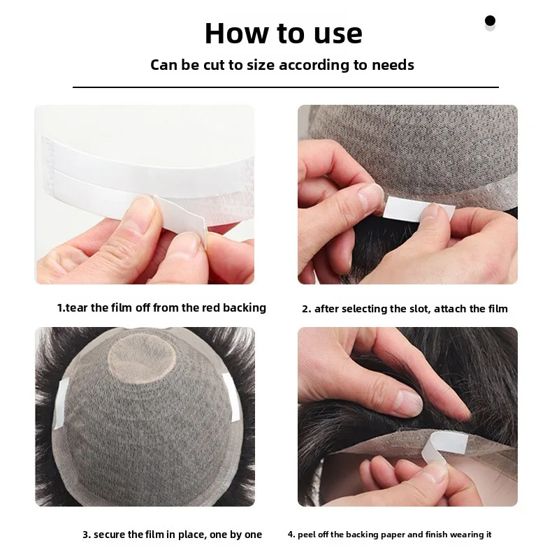 360 Pieces Wig Film Waterproof Sweat-proof Double-sided Adhesive Wig Special Biological Protein Paste Film Wholesale
