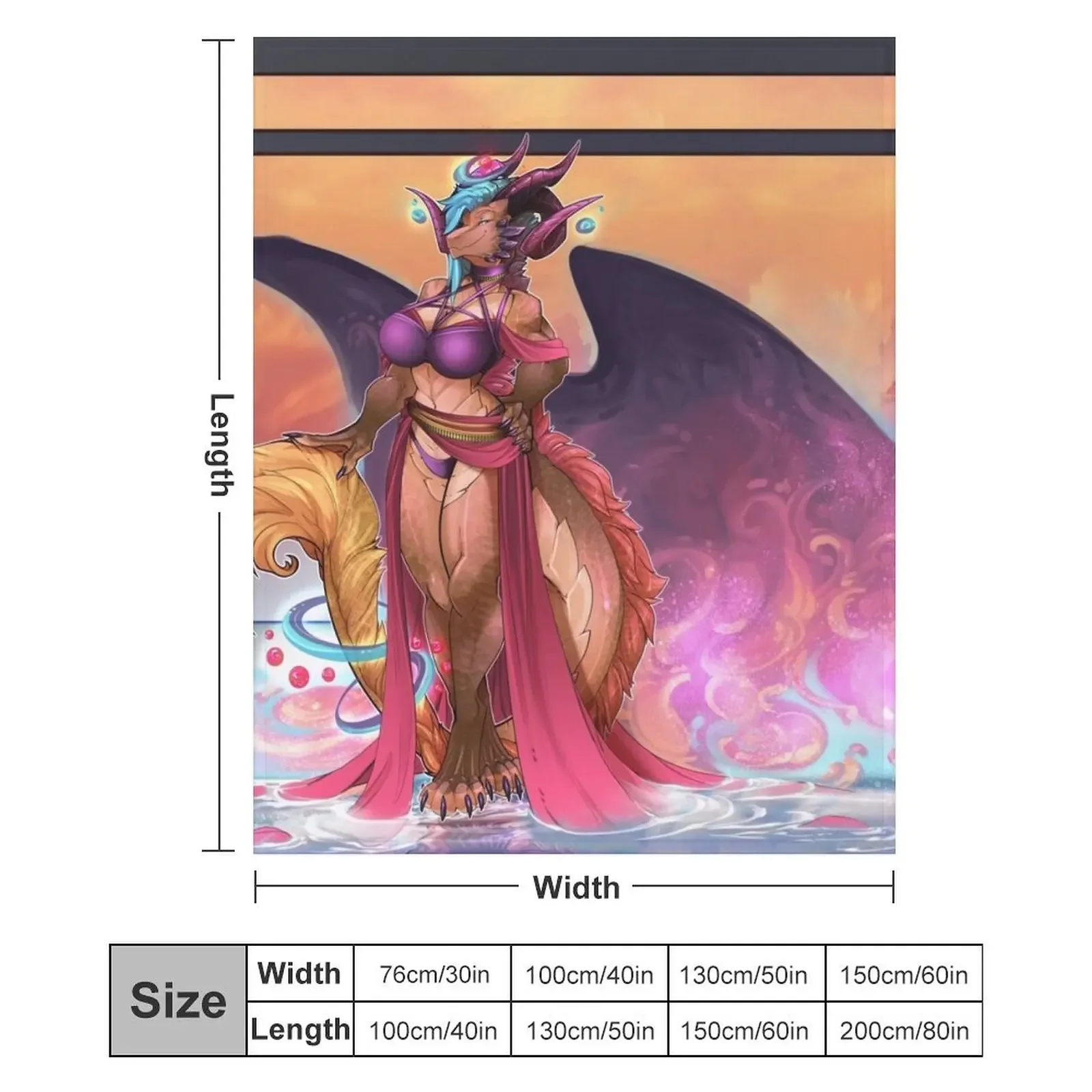 Sunrise Dragoness lance cobertor solto infantil pesado para dormir cobertores de designers