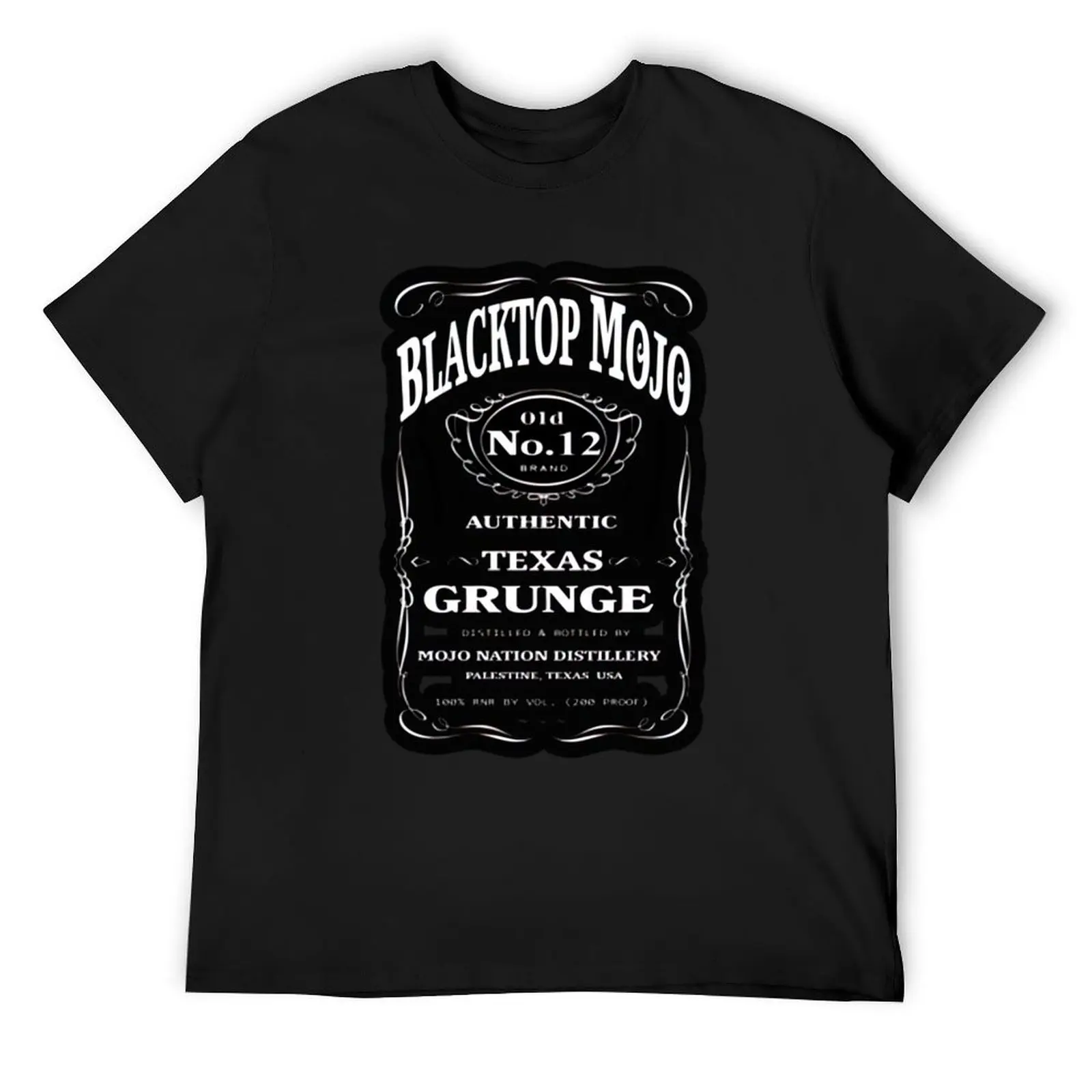 

blacktop mojo authentic texas grunge T-Shirt blacks boys whites graphic t shirts funny shirt cotton Short sleeve tee men