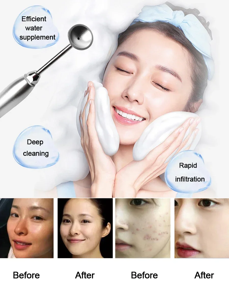 400ml Magic Oxygen cleansing Bubble Machine water For Whole Body Whitening Rejuvenating Skin Cleaning Mite Removing Essence
