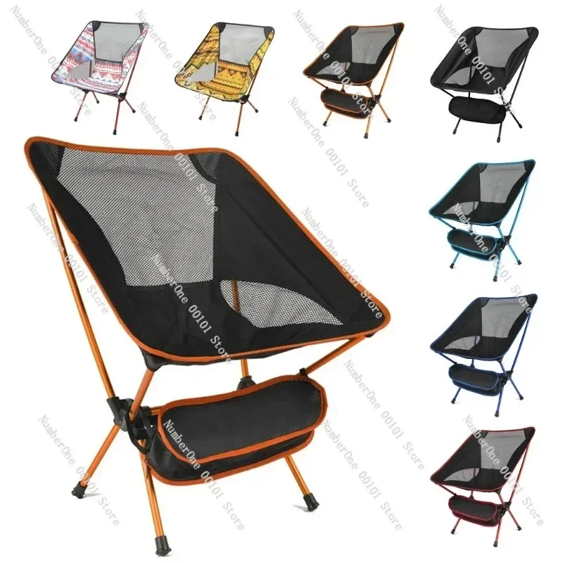 Outdoor Portable Ultralight Folding Chair High Load Hiking Camping Chairs Superhard For Travel Beach Picnic Seat Fishing Tools