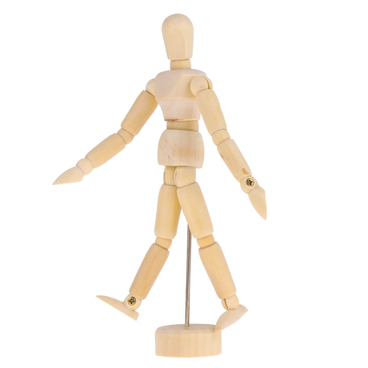 Toy Movable Joint Puppet Model Wooden Ornament Adornment Bamboo Figure Sketch Crafts Decoration