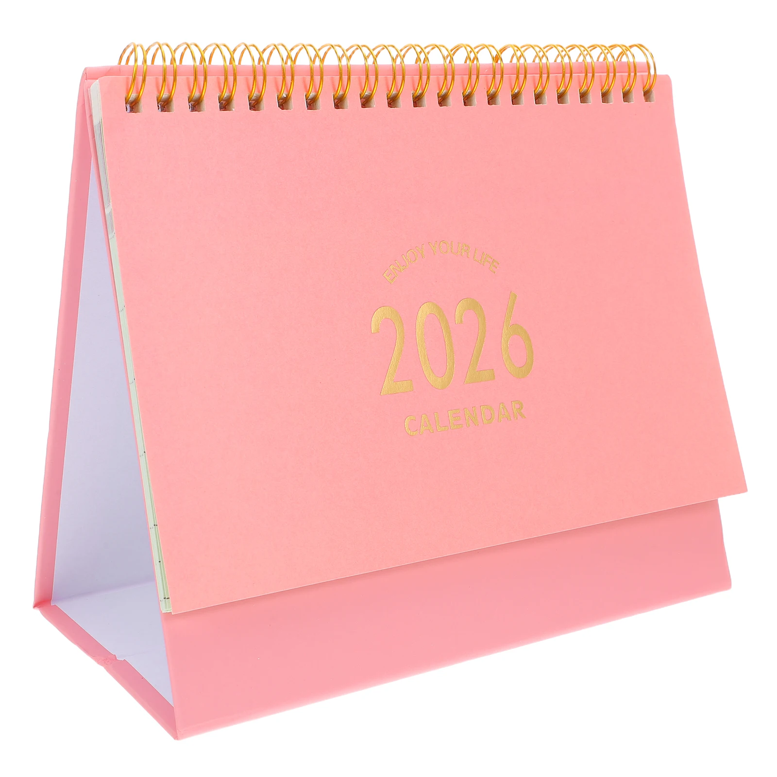 

2025-2026 Standing Flip Desk Calendar Small Compact Thick Paper Monthly Schedule Planner For Office Home School Decor Organizer