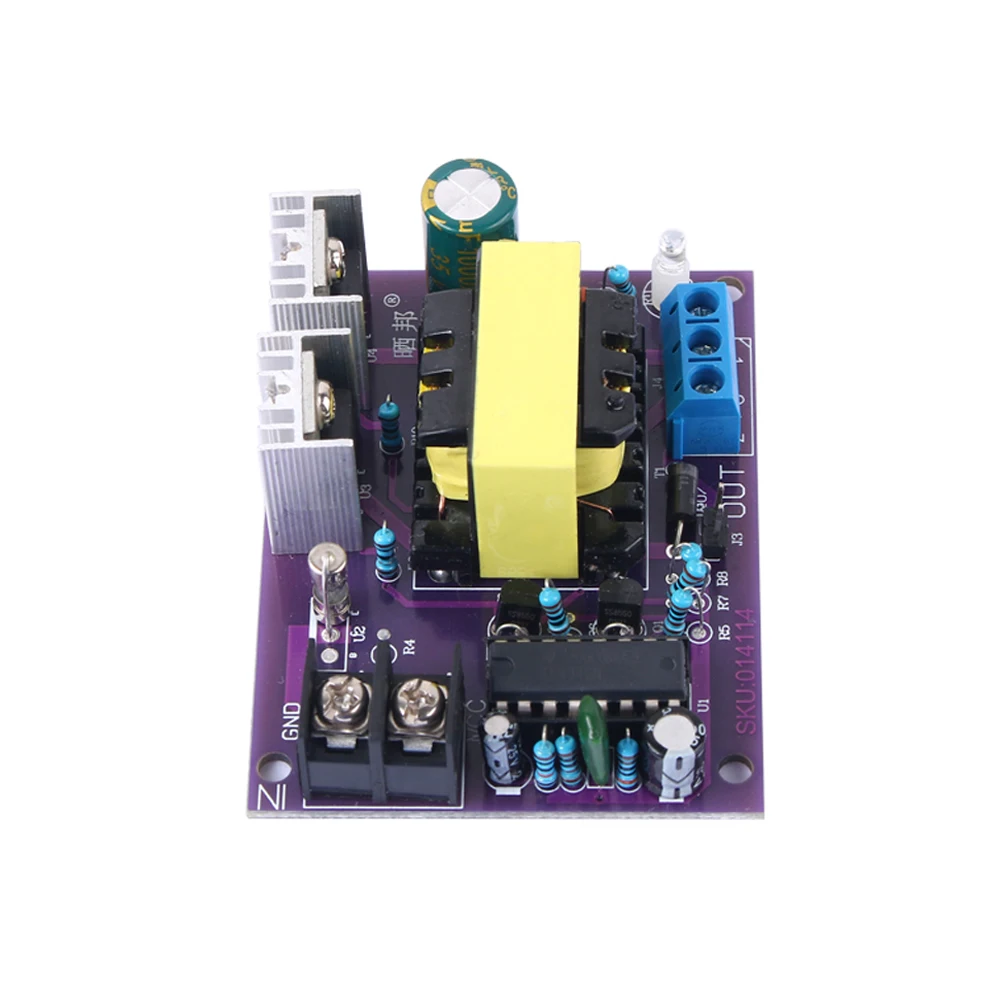 

Inverter Square Wave Inverter Circuit Board DC24V to AC0-110-220V 100W Driver Board 24V to 220V Step-Up Boost Power Supply Board