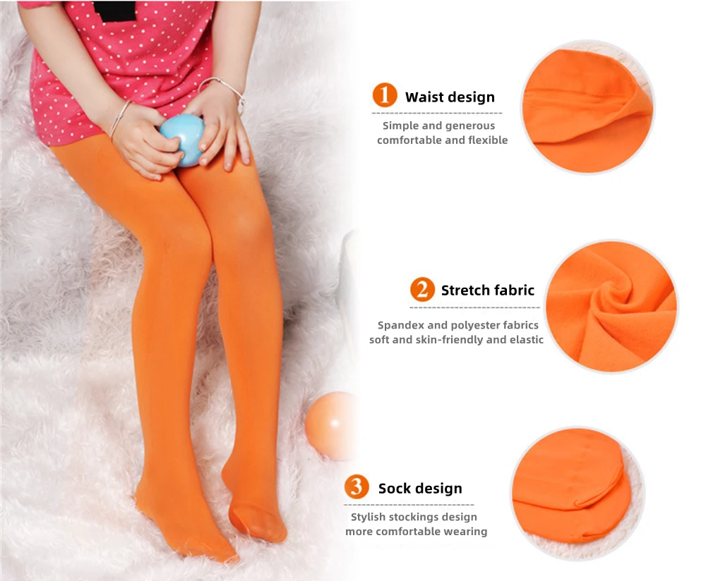 Student Kinder Candy Einfarbig Strumpfhosen Ballett Tanz Strumpfhosen Kinder Mädchen Samt Strümpfe Socke Hosen Für Baby Mädchen Leggings – Detail 18