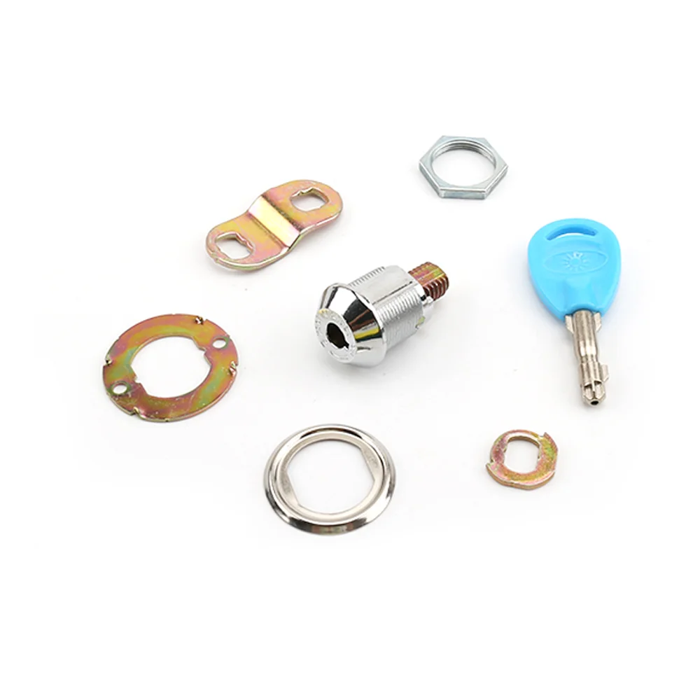 2PCS Arcade Lock Arcade Maschine Teile Kurze Bargeld Tür Werkzeug Box Rohr Cam Schlösser + Gleiche Anzahl Schlüssel für arcade Spiel Maschine – Detail 5