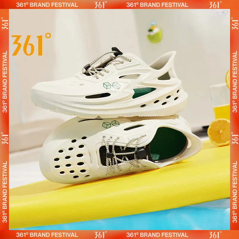 361 Degrees BIG3 Men'S Women's Sports Slippers Summer Outdoor Non-Slip Detachable Beach Casual Sandals And Slippers 672426717