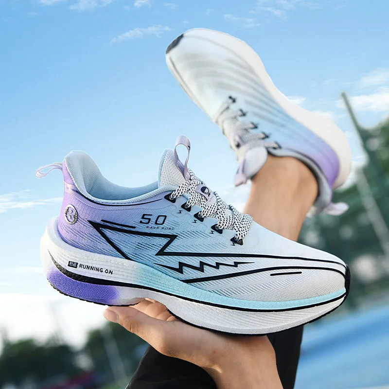 

Running shoes for teenagers, professional breathable, fashionable and versatile mesh running shoes, student shock-absorbing raci