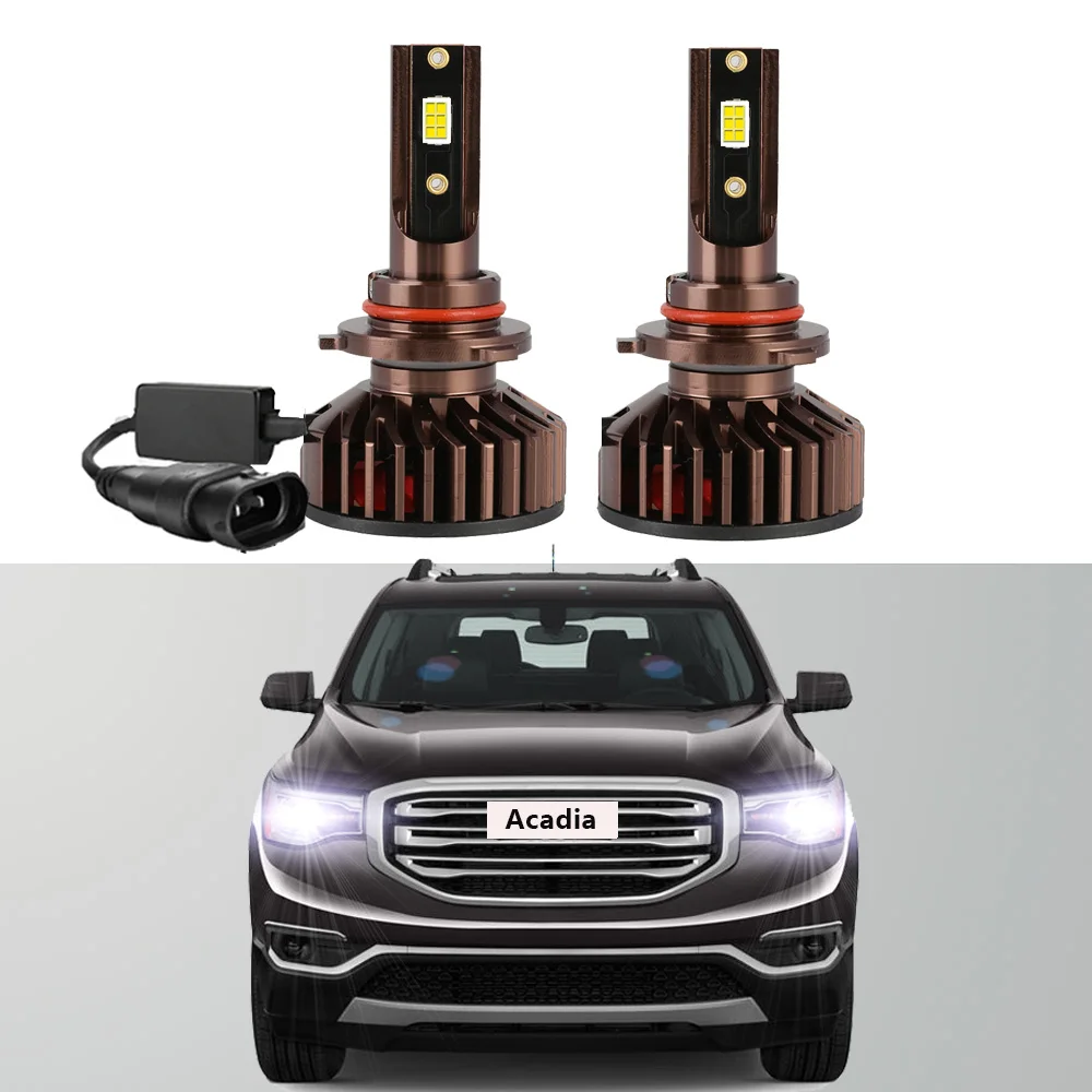 

2Pcs Led Headlight Bulb For GMC Acadia 2013-2019 High Low Beam Headlight Bulb Canbus (With Halogen Headlights)