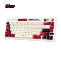 Teclado Gamer con pantalla de batería RK ROYAL KLUDGE M65, 66 teclas, junta multifuncional PBT, Teclado mecánico inalámbrico RGB de tres modos