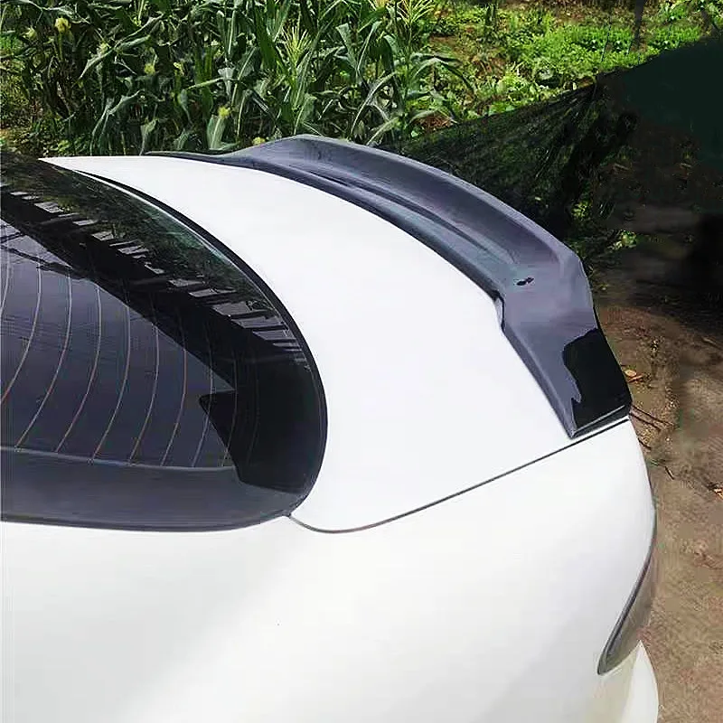 For Mazda 6 2003 -2017 R Style ABS Plastic Glossy Black Rear Trunk Lip Spoiler Wing Body Kit Accessories