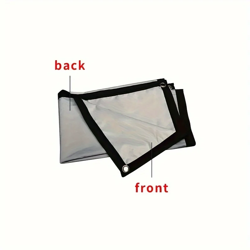 No punching hooks, outdoor camping style metal anti light screen, high-definition daytime direct projection screen